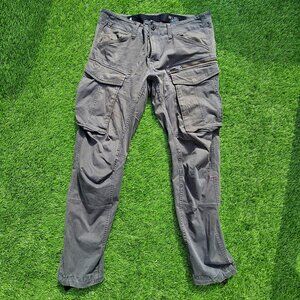 G-Star RAW - Rovic Zip 3D Cargo Pants - Size 33x32 - GS Grey